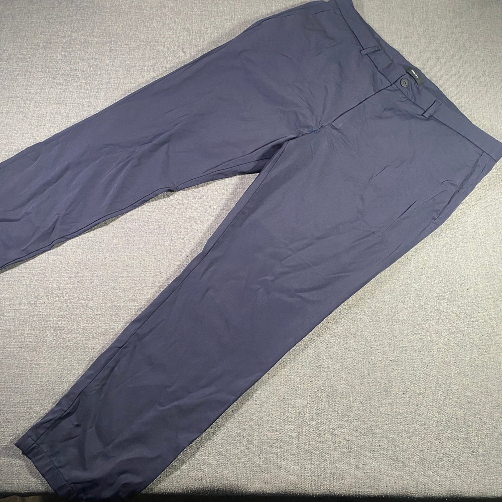 Theory Neoteric Zaine Slim Fit Dress Pants Size 38 Navy Blue‎ Menswear